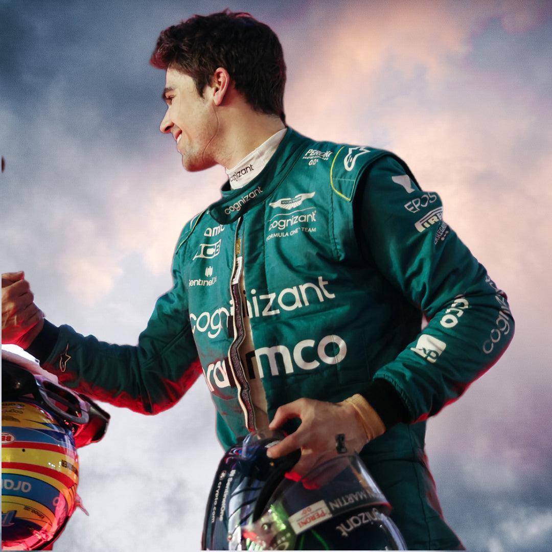 NEW LANCE STROLL 2023 RACE SUIT ASTON MARTIN F1 - F1 Vintage Racewear
