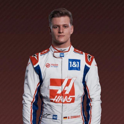 New Mick Schumacher F1 Haas Race Suit 2022 - F1 Vintage Racewear
