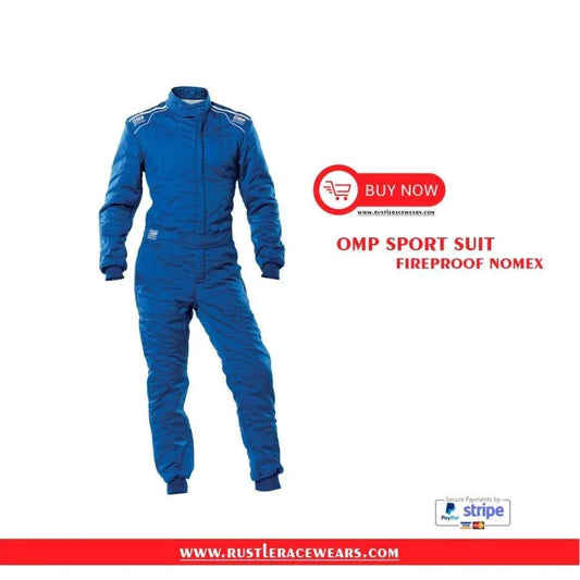 NEW OMP SPORT FIREPROOF RACING SUIT 2020 - F1 Vintage Racewear