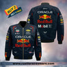 Oracle Red Bull Racing 2023 Team Max Verstappen Driver Bomber Jacket™ - Vintage F1 Racewear