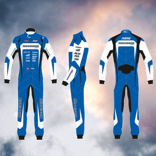 Overall Driver 2021 Ricciardo Kart suit - F1 Vintage Racewear