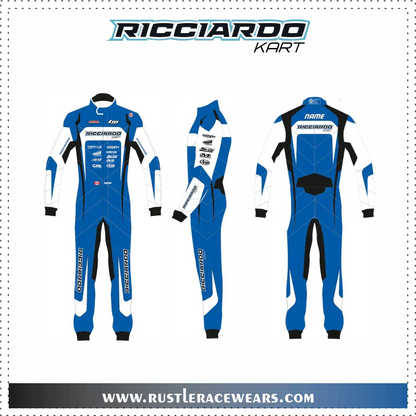 Overall Driver 2021 Ricciardo Kart suit - F1 Vintage Racewear