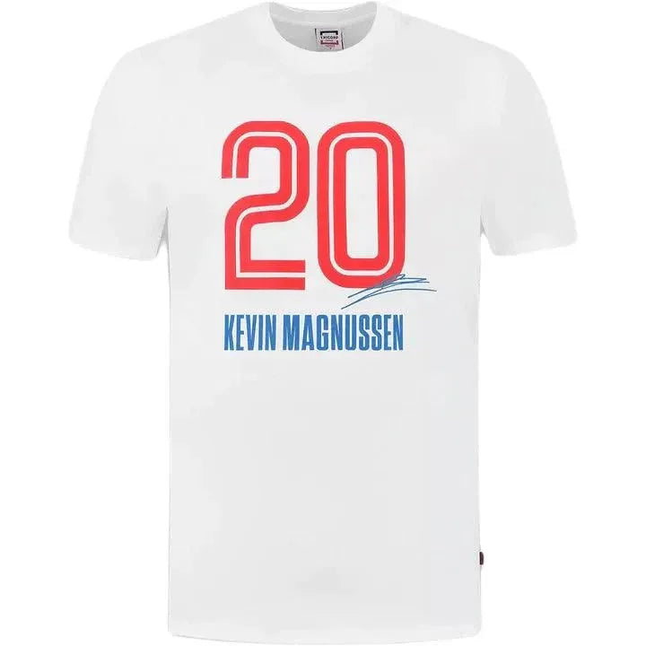 Haas Racing F1 Men's Kevin Magnussen T-Shirt - F1 Vintage Racewear