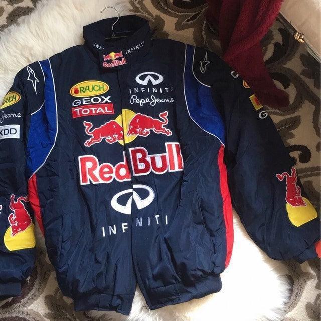 Red Bull Racing Vintage F1 Jacket - F1 Vintage Racewear