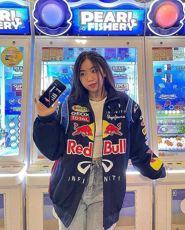 Red Bull Racing Vintage F1 Jacket - F1 Vintage Racewear
