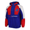 Men's Kyle Larson Starter Royal/Red The Body Check Half-Snap Pullover Jacket - Vintage F1 Racewear