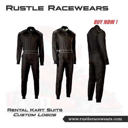 Rental Kart Suit Black - F1 Vintage Racewear