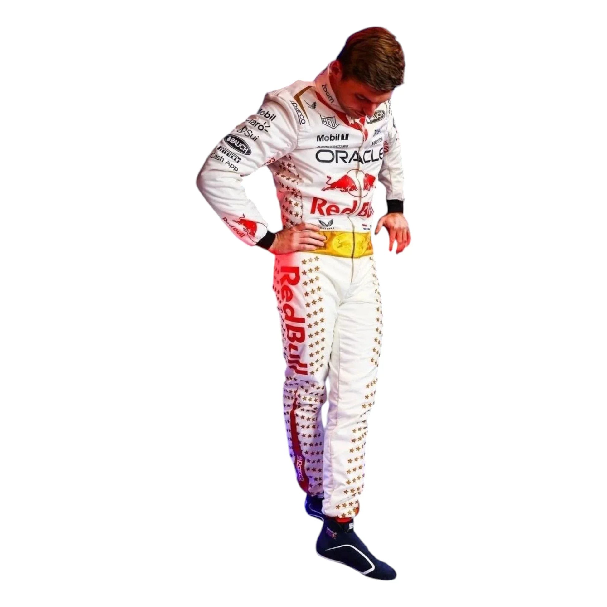 2023 Las Vegas Max Verstappen Red Bull F1 Race Suit - F1 Vintage Racewear