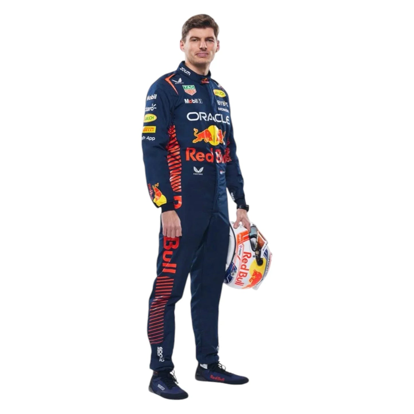 2023 New Max Verstappen Red Bull Race Suit Honda Oracle - F1 Vintage Racewear