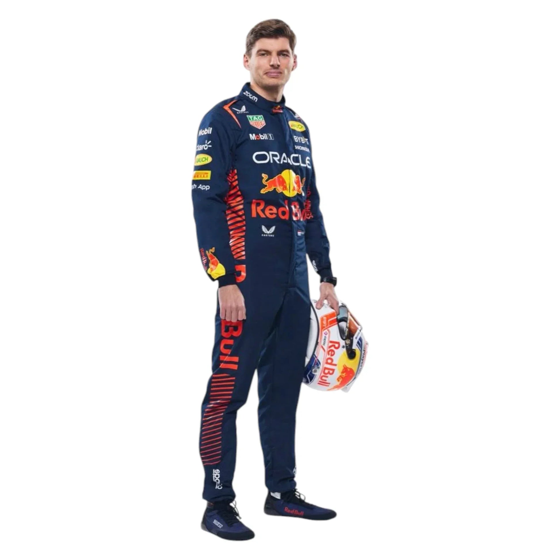 2023 New Max Verstappen Red Bull Race Suit Honda Oracle - F1 Vintage Racewear