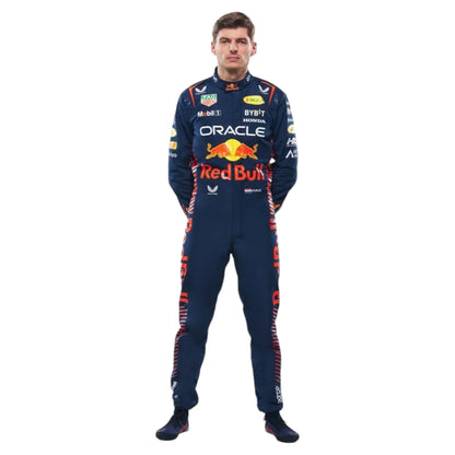 2023 New Max Verstappen Red Bull Race Suit Honda Oracle - F1 Vintage Racewear