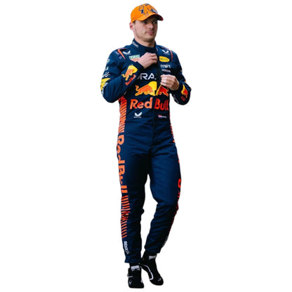 2023 New Max Verstappen Red Bull Race Suit Honda Oracle - F1 Vintage Racewear