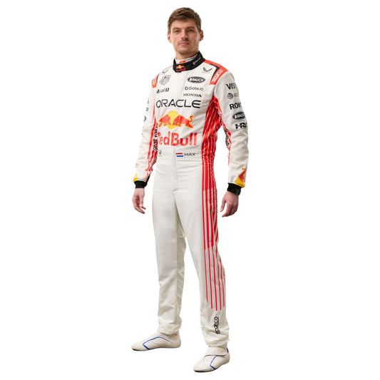 Max Verstappen 2025 Oracle Red Bull Racing F1 Race Suit - Japanese Grand Prix - F1 Vintage Racewear