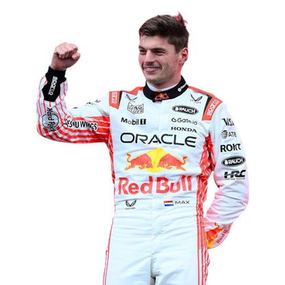 Max Verstappen 2025 Oracle Red Bull Racing F1 Race Suit - Japanese Grand Prix - F1 Vintage Racewear