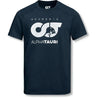 Scuderia AlphaTauri F1 Men's Logo T-Shirt - Navy/White - Vintage F1 Racewear