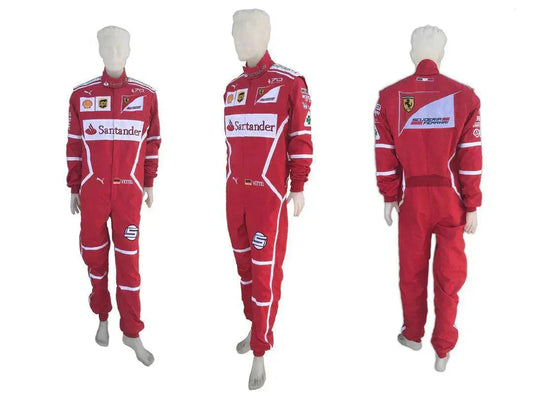 Sebastian Vettel 2017 F1 Replica Racing Suit - F1 Vintage Racewear