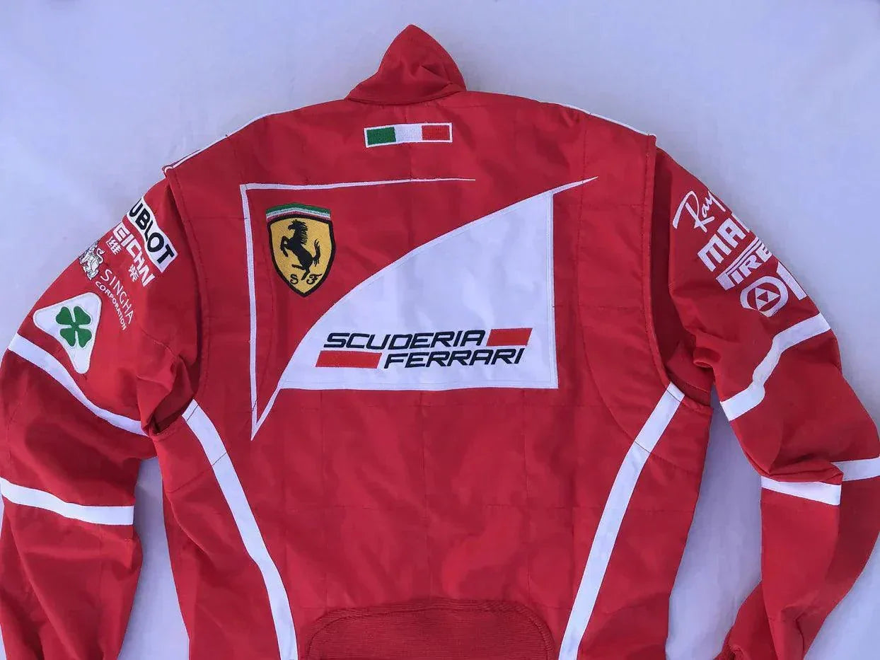 Sebastian Vettel 2017 F1 Replica Racing Suit - F1 Vintage Racewear