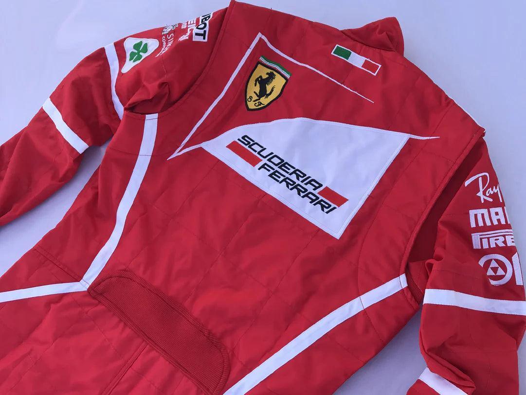 Sebastian Vettel 2017 F1 Replica Racing Suit - F1 Vintage Racewear