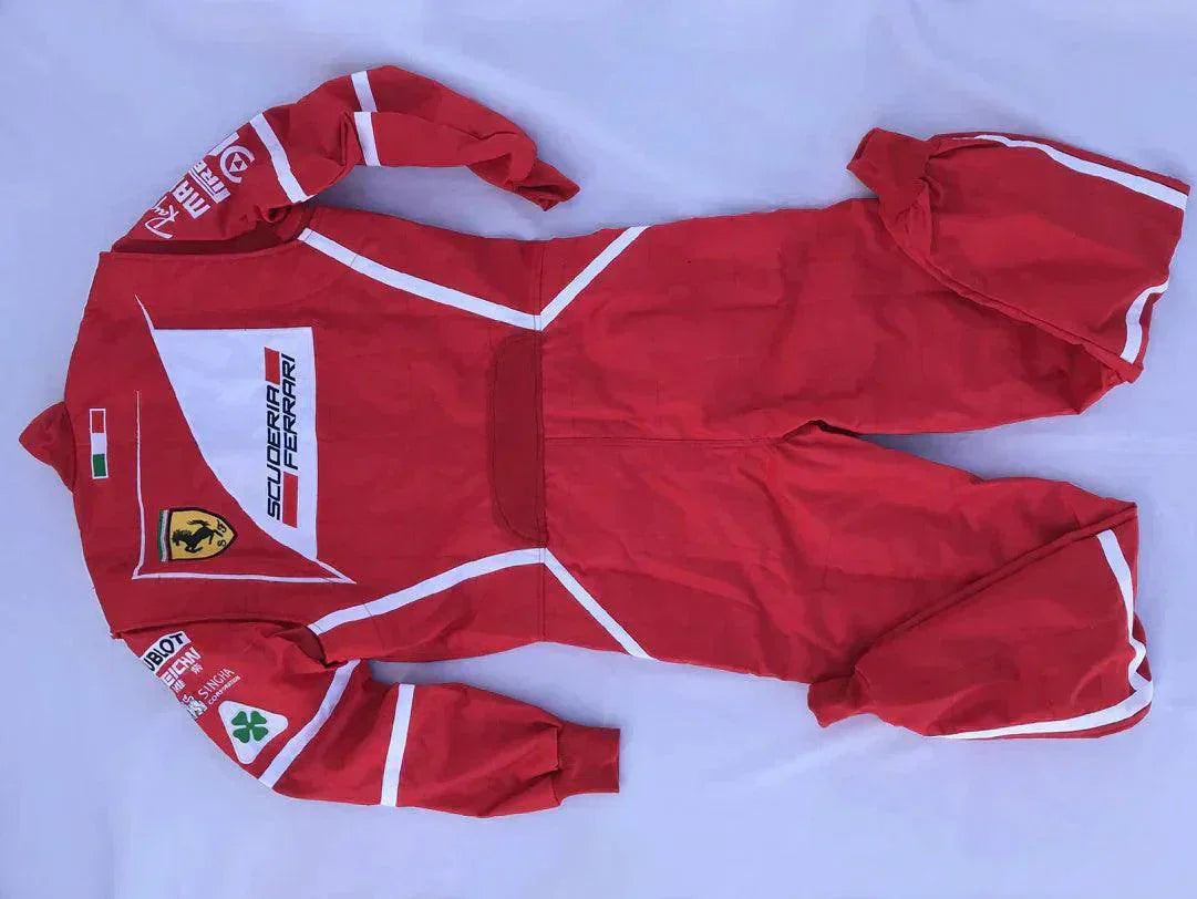 Sebastian Vettel 2017 F1 Replica Racing Suit - F1 Vintage Racewear