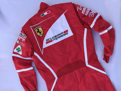 Sebastian Vettel 2017 F1 Replica Racing Suit - F1 Vintage Racewear