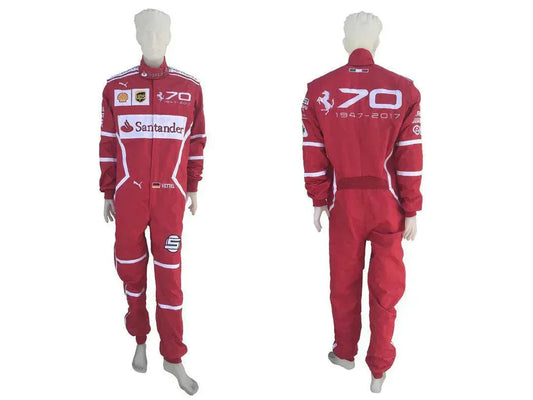 Sebastian Vettel 2017 MONZA GP F1 Replica Racing Suit - F1 Vintage Racewear