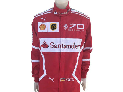 Sebastian Vettel 2017 MONZA GP F1 Replica Racing Suit - F1 Vintage Racewear