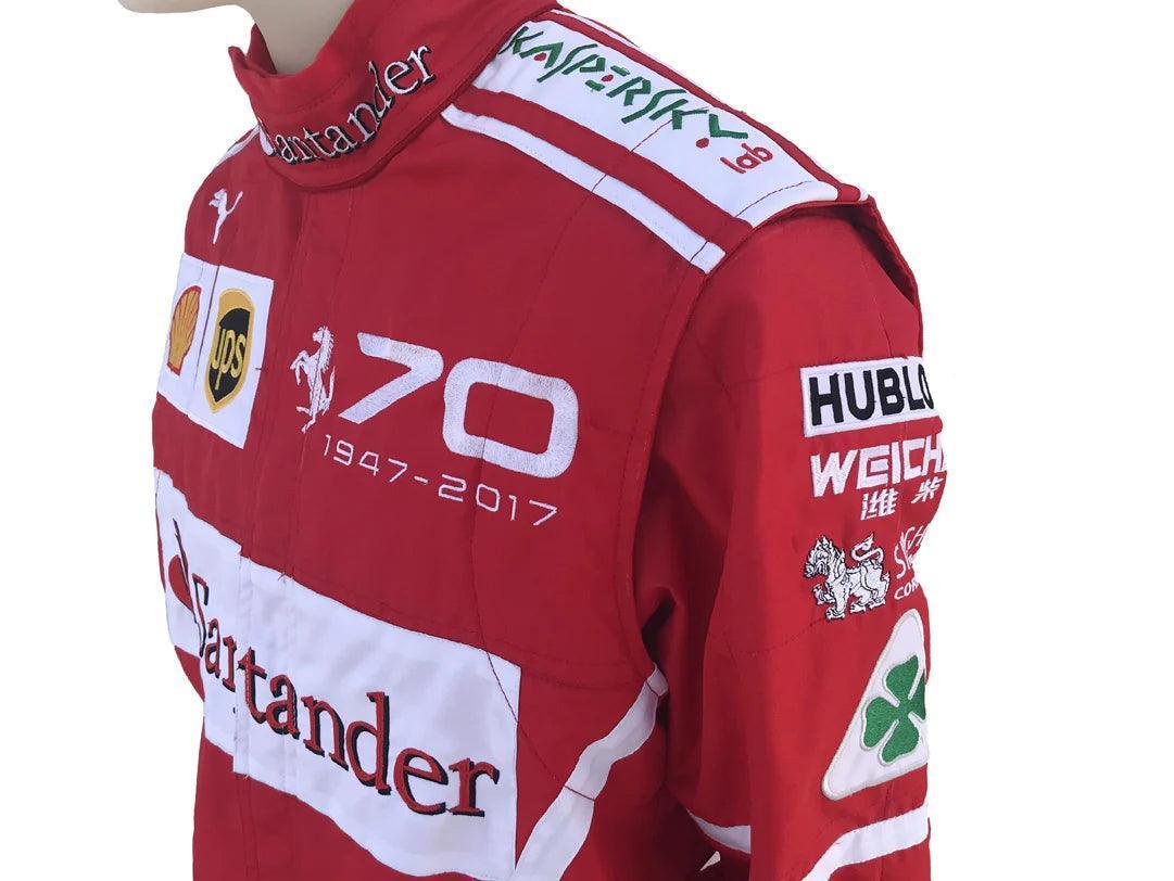 Sebastian Vettel 2017 MONZA GP F1 Replica Racing Suit - F1 Vintage Racewear