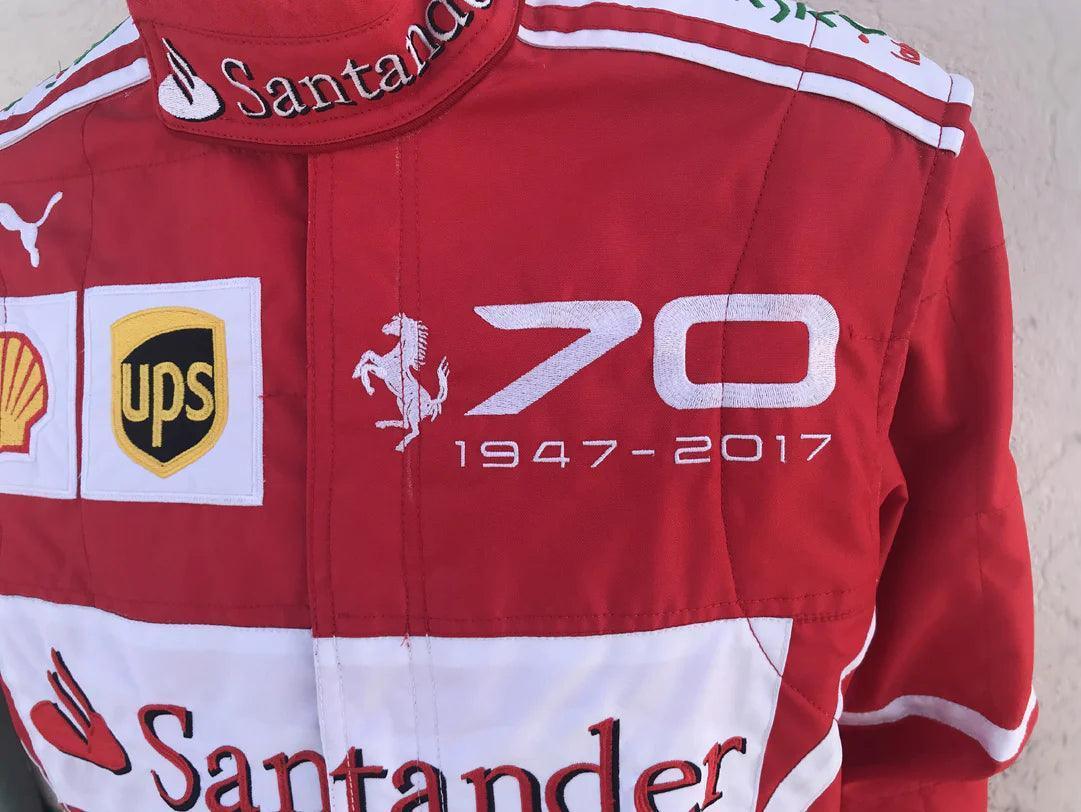 Sebastian Vettel 2017 MONZA GP F1 Replica Racing Suit - F1 Vintage Racewear