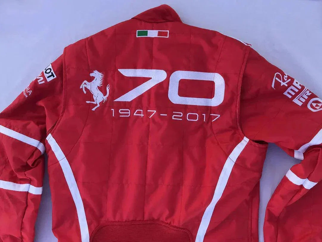 Sebastian Vettel 2017 MONZA GP F1 Replica Racing Suit - F1 Vintage Racewear