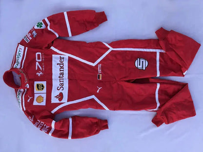 Sebastian Vettel 2017 MONZA GP F1 Replica Racing Suit - F1 Vintage Racewear