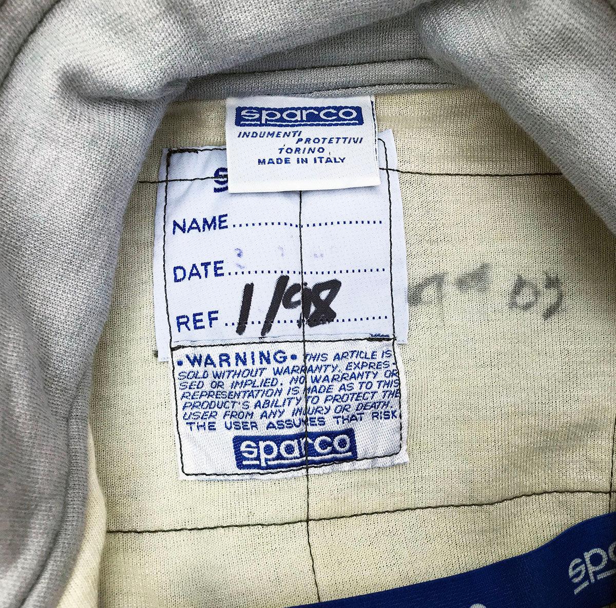 1998 Tora Takagi Arrows F1 Sparco Suit - F1 Vintage Racewear