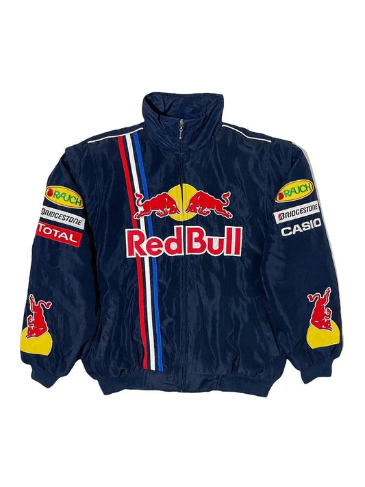VINTAGE REDBULL F1 TEAM BOMBER JACKET - F1 Vintage Racewear