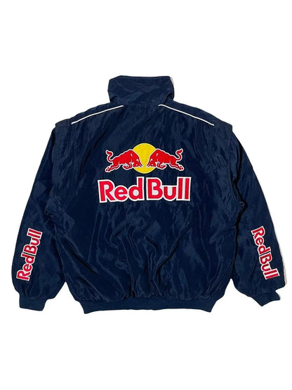 VINTAGE REDBULL F1 TEAM BOMBER JACKET - F1 Vintage Racewear
