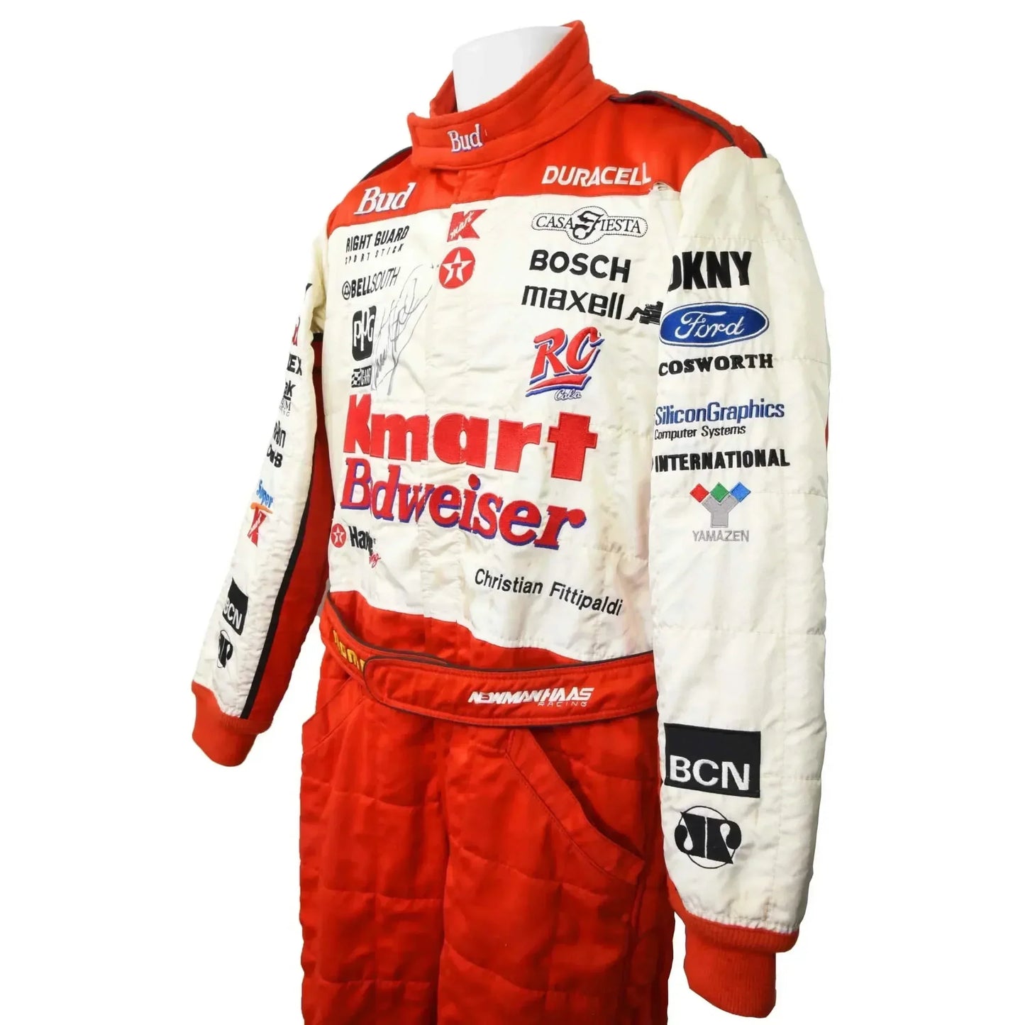 1997 Christian Fittipaldi Signed Newman-Haas Momo IndyCar Suit - F1 Vintage Racewear