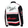 Men's Dale Earnhardt JH Design Black/White Twill Uniform Full-Snap Jacket - Vintage F1 Racewear