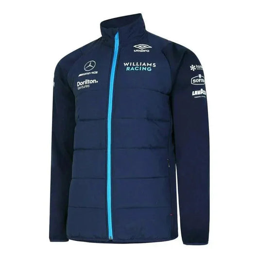 Williams Racing F1 2022 Men's Team Thermal Jacket-Blue - F1 Vintage Racewear