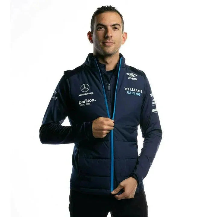 Williams Racing F1 2022 Men's Team Vest-Blue - F1 Vintage Racewear