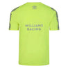 Williams Racing F1 2023 Men's Team Hazard Jersey - Yellow - Vintage F1 Racewear