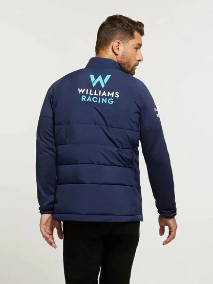 Williams Racing F1 2023 Men's Team Thermal Jacket -Blue - F1 Vintage Racewear