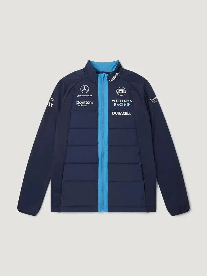 Williams Racing F1 2023 Men's Team Thermal Jacket -Blue - F1 Vintage Racewear