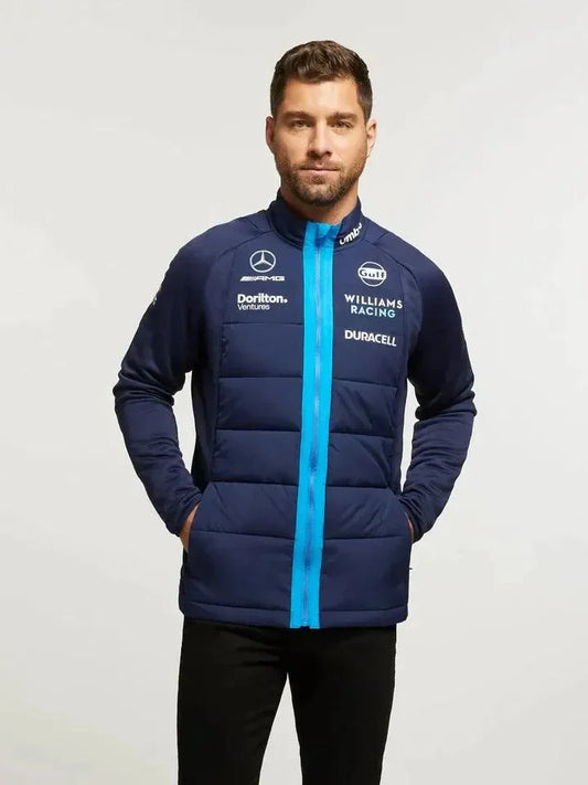 Williams Racing F1 2023 Men's Team Thermal Jacket -Blue - F1 Vintage Racewear