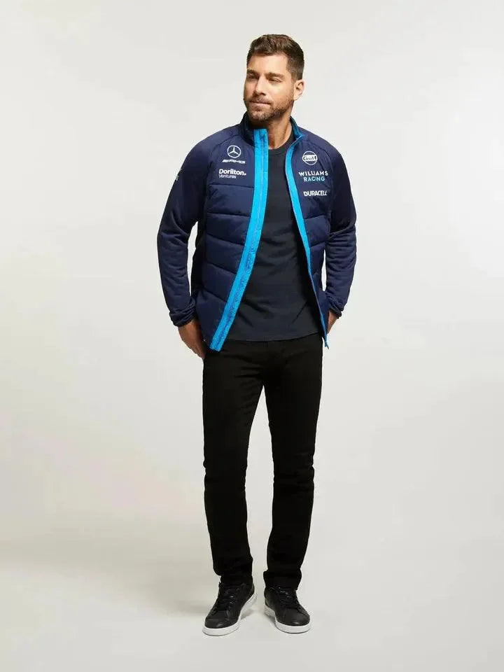 Williams Racing F1 2023 Men's Team Thermal Jacket -Blue - F1 Vintage Racewear