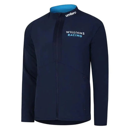 Williams Racing F1 Men's Off Track 1/2 Zip Fleece - Blue - F1 Vintage Racewear