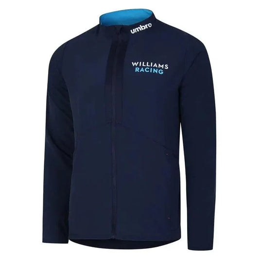 Williams Racing F1 Men's Off Track Presentation Jacket - Blue - F1 Vintage Racewear
