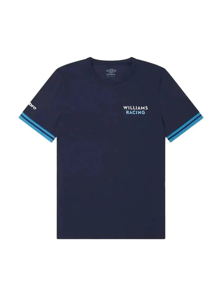 Williams Racing F1 Men's Off Track Presentation T-Shirt - Blue/White - F1 Vintage Racewear