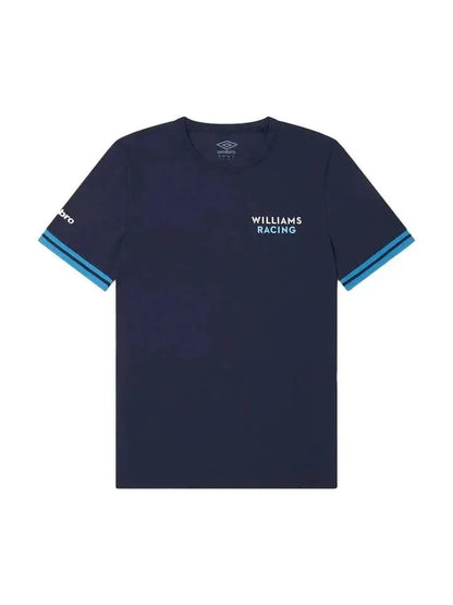 Williams Racing F1 Men's Off Track Presentation T-Shirt - Blue/White - F1 Vintage Racewear