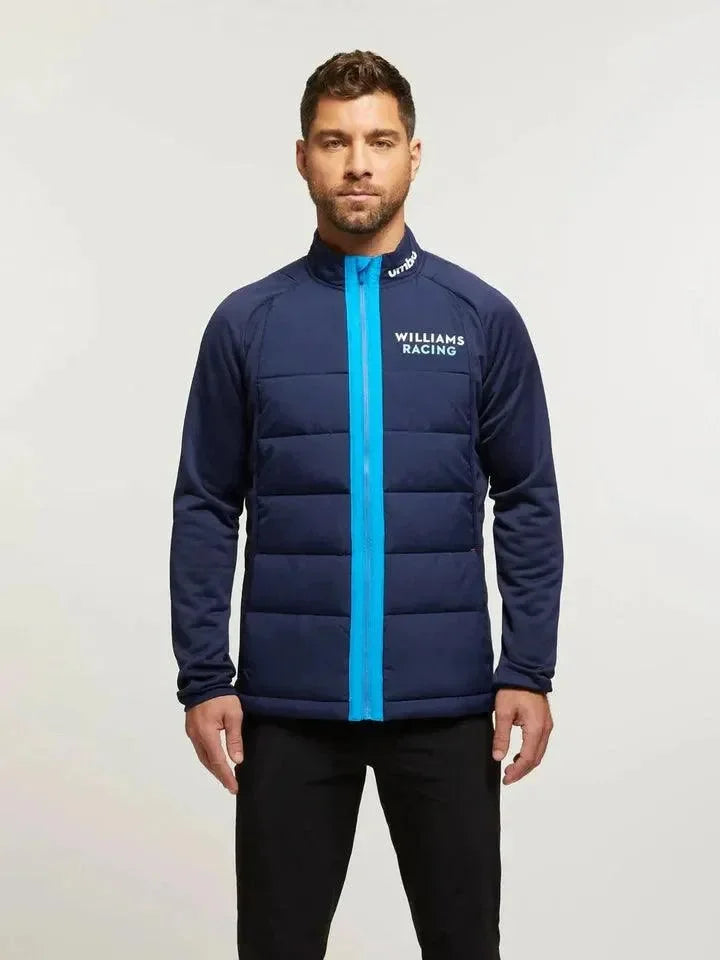 Williams Racing F1 Men's Off Track Thermal Jacket - Blue - F1 Vintage Racewear