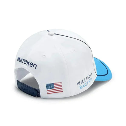 Williams Racing Kids Logan Sargeant Driver Cap White - F1 Vintage Racewear