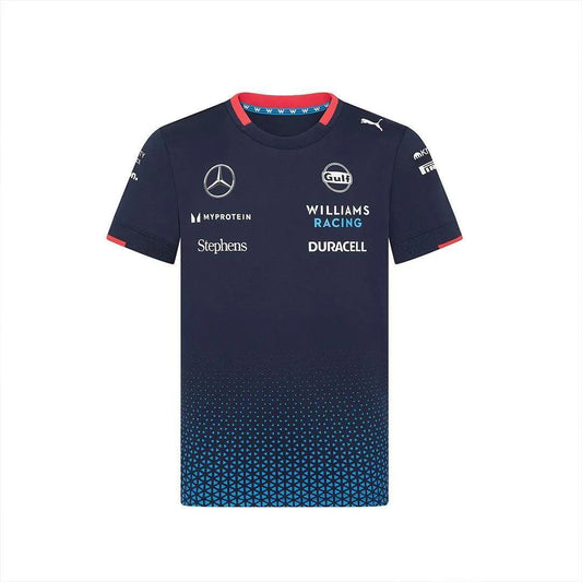 Williams Racing Kids Team Jersey Navy - F1 Vintage Racewear