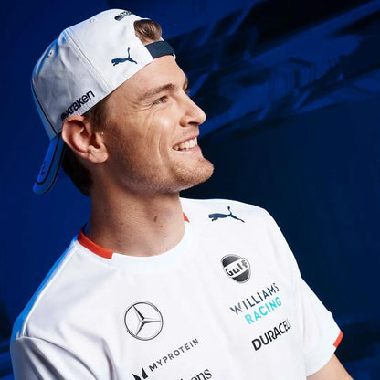 Williams Racing Logan Sargeant Driver Cap White - F1 Vintage Racewear